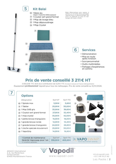 Pack Starter NVS Pro 180